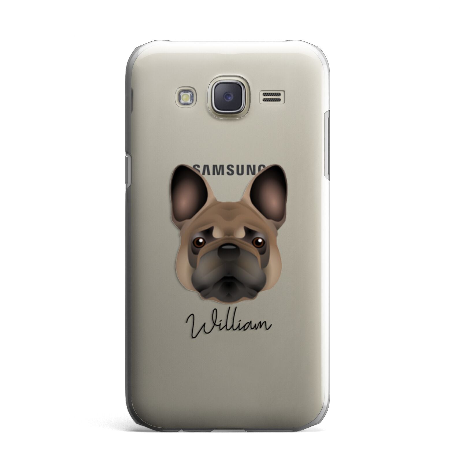 French Bulldog Personalised Samsung Galaxy J7 Case