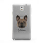 French Bulldog Personalised Samsung Galaxy Note 3 Case