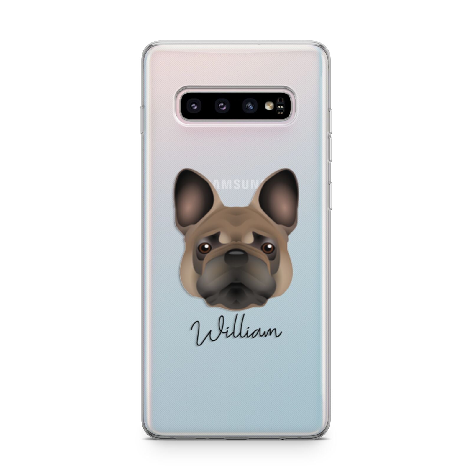 French Bulldog Personalised Samsung Galaxy S10 Plus Case