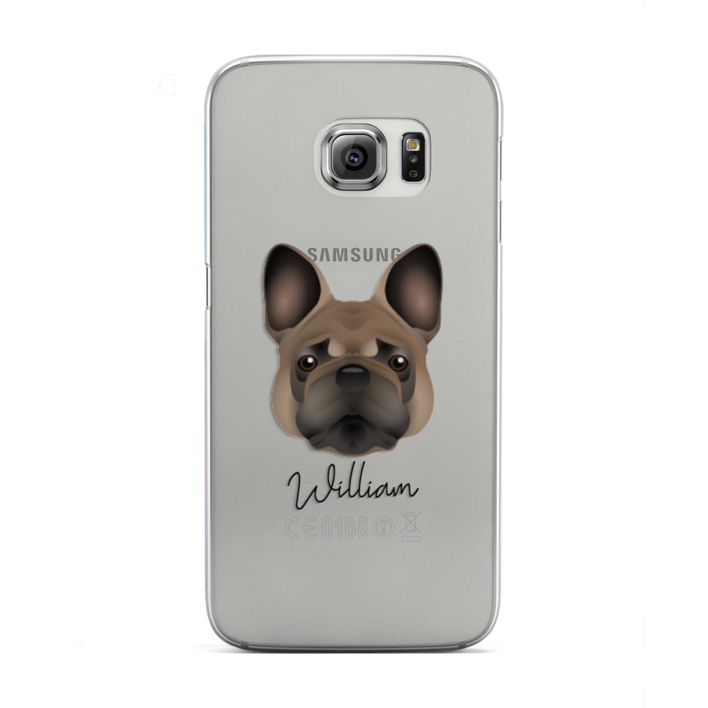 French Bulldog Personalised Samsung Galaxy S6 Edge Case