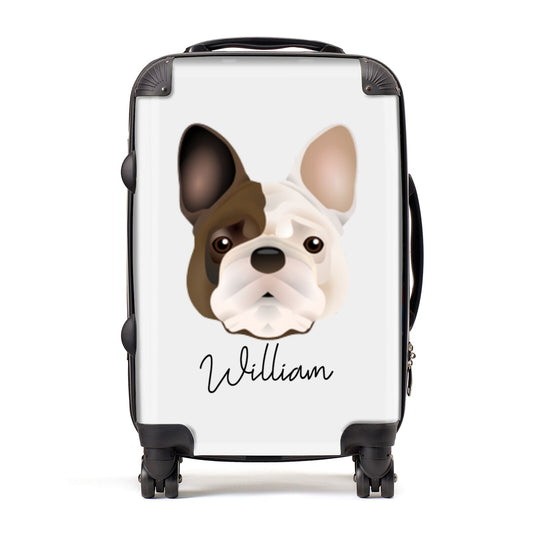 French Bulldog Personalised Suitcase