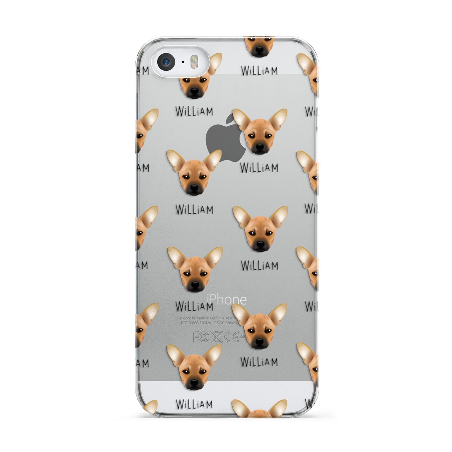 French Pin Icon with Name Apple iPhone 5 Case