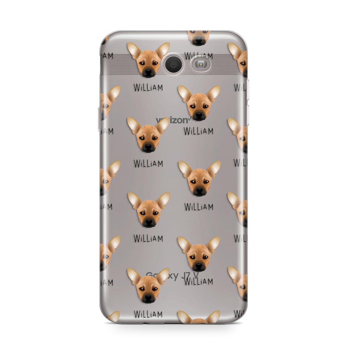 French Pin Icon with Name Samsung Galaxy J7 2017 Case