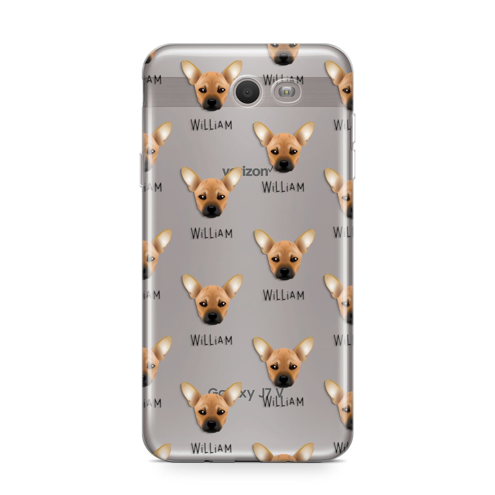 French Pin Icon with Name Samsung Galaxy J7 2017 Case