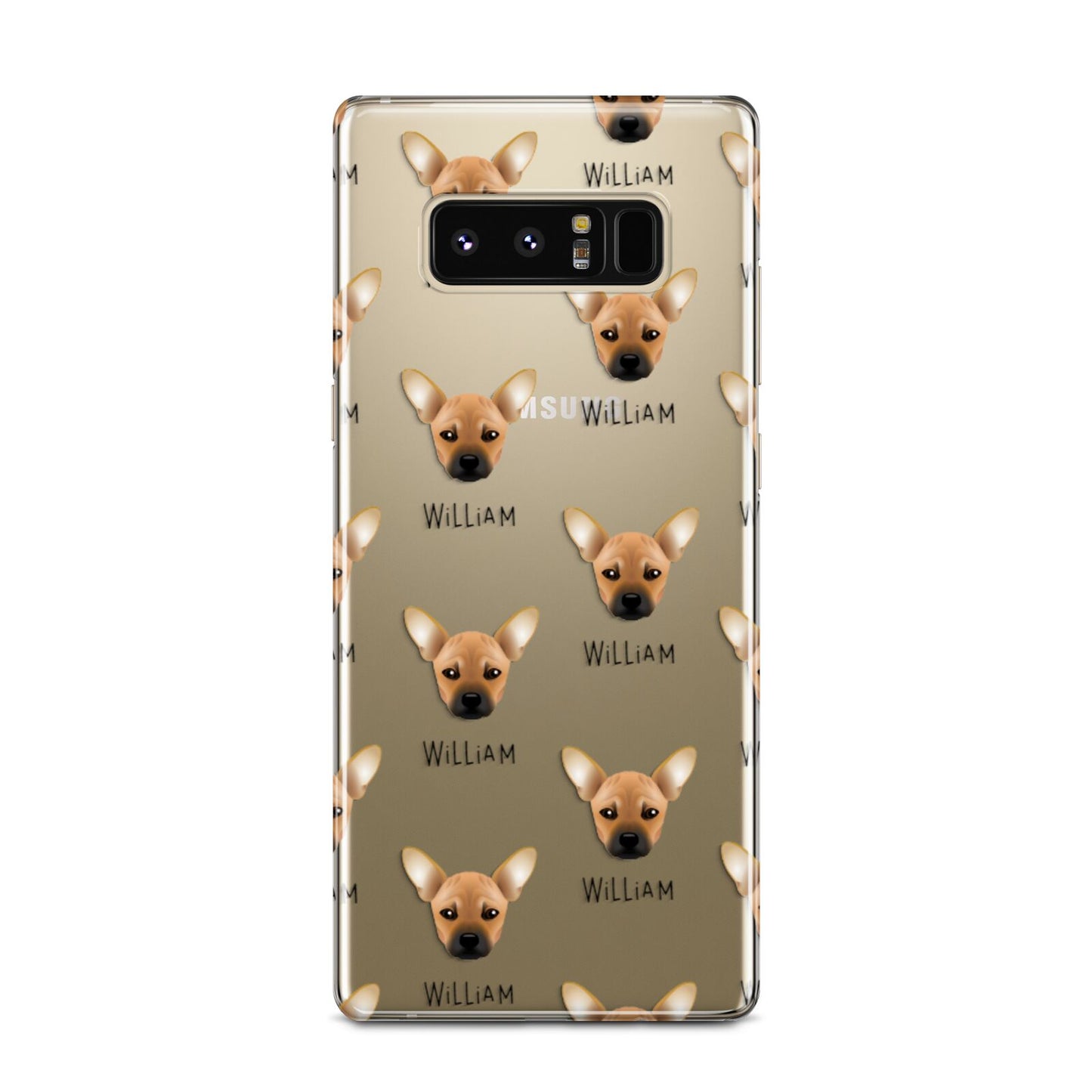 French Pin Icon with Name Samsung Galaxy Note 8 Case