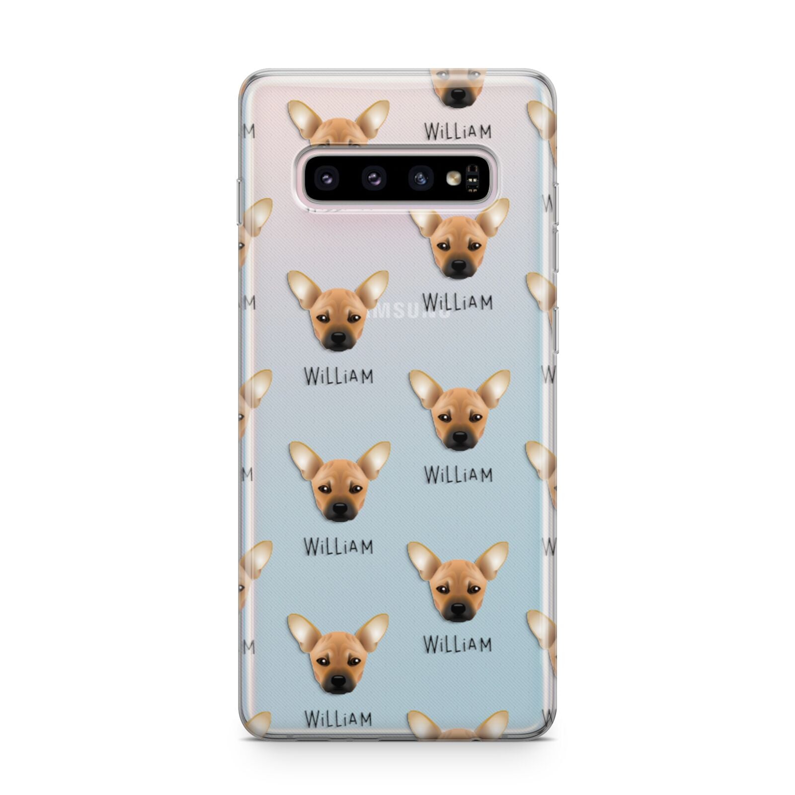 French Pin Icon with Name Samsung Galaxy S10 Plus Case