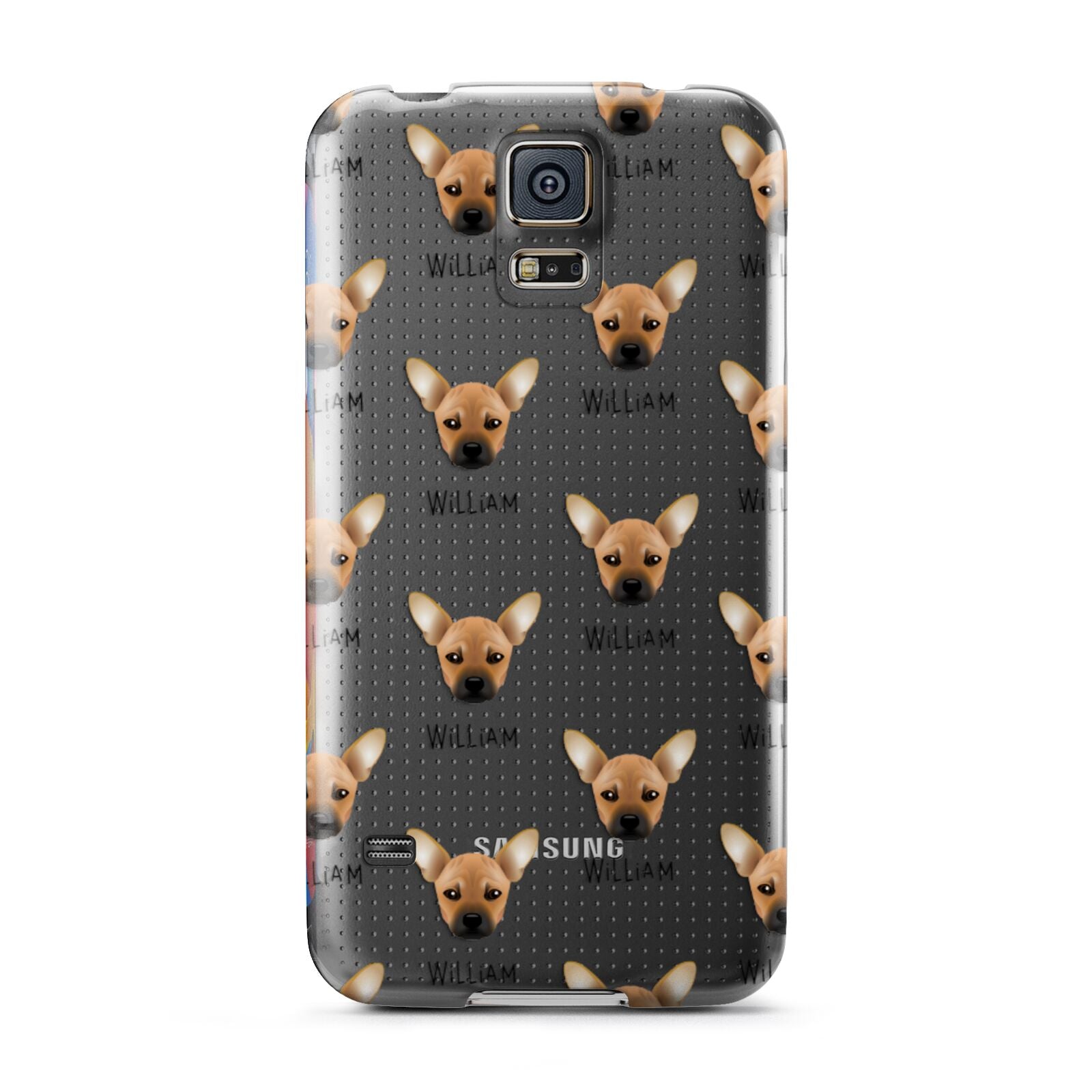 French Pin Icon with Name Samsung Galaxy S5 Case