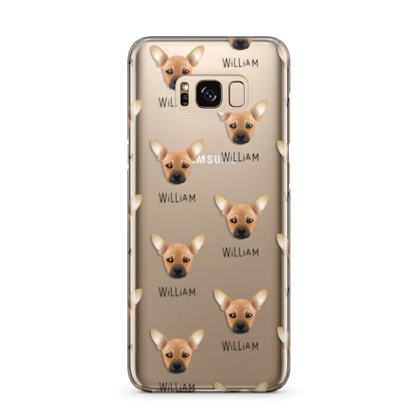 French Pin Icon with Name Samsung Galaxy S8 Plus Case