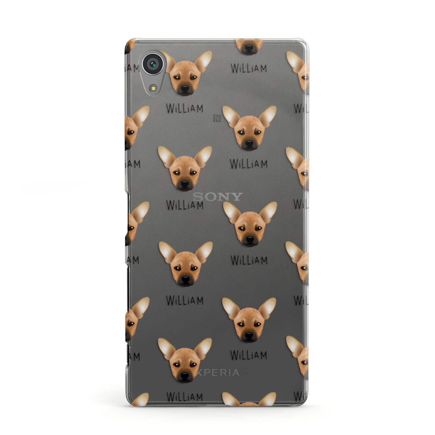 French Pin Icon with Name Sony Xperia Case