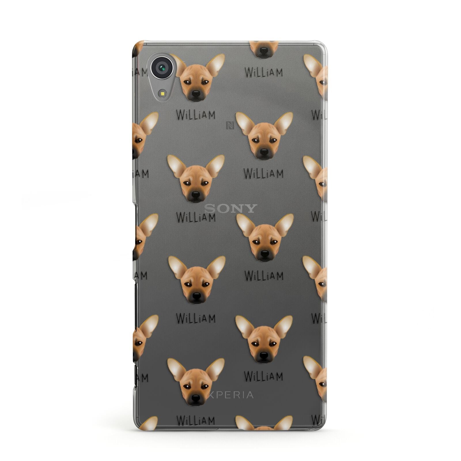 French Pin Icon with Name Sony Xperia Case