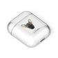 French Pin Personalised AirPods Case Laid Flat