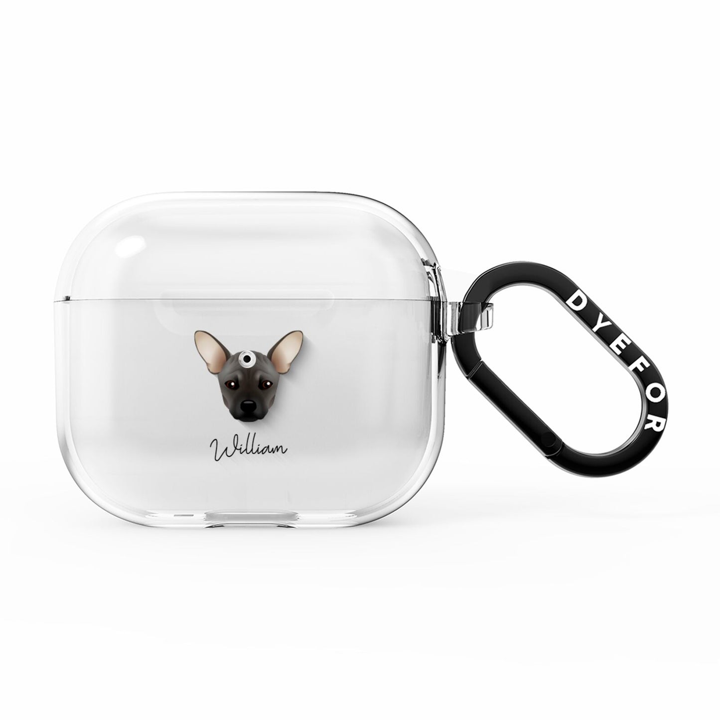 French Pin Personalised AirPods Clear Case 3rd Gen