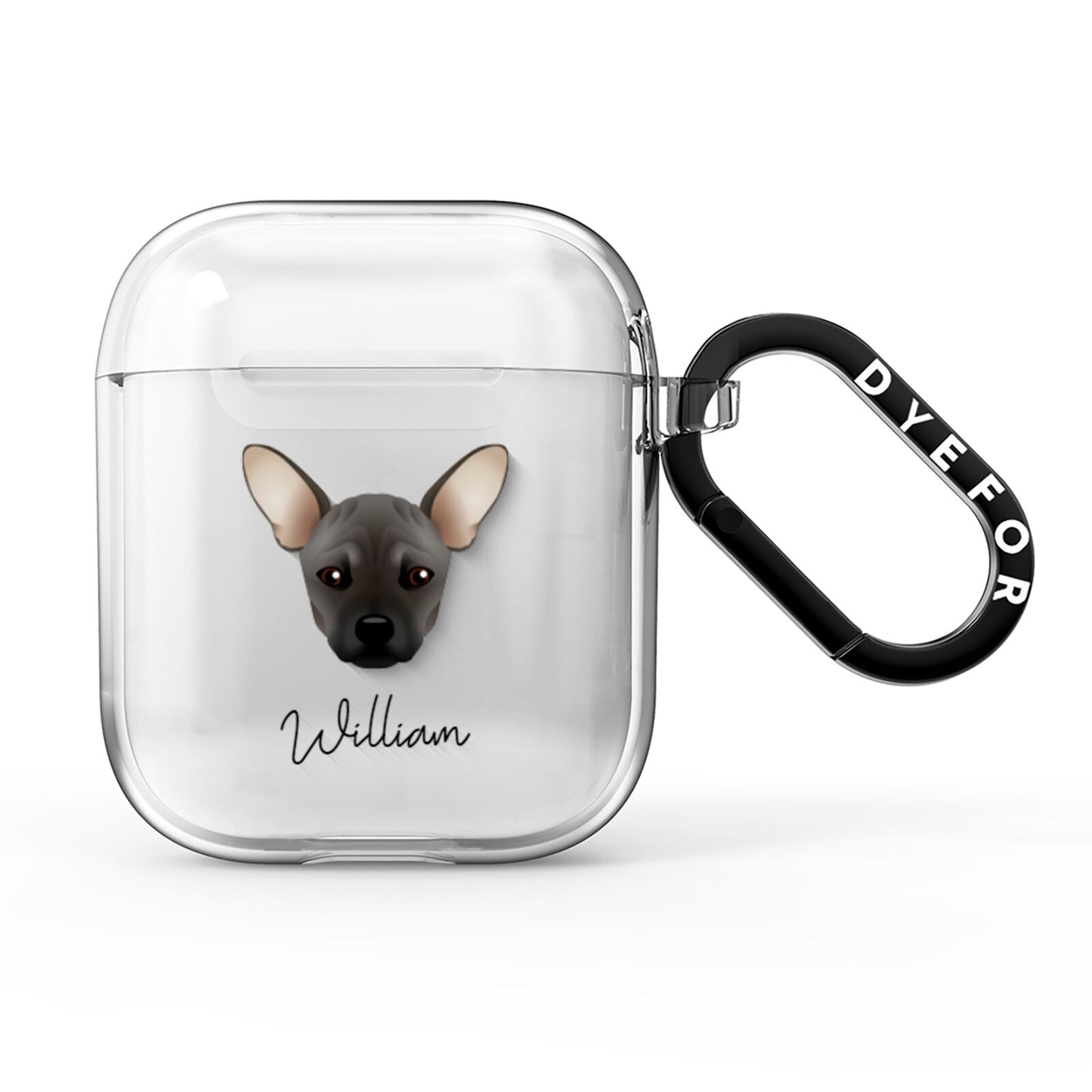 French Pin Personalised AirPods Clear Case