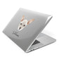 French Pin Personalised Apple MacBook Case Side View