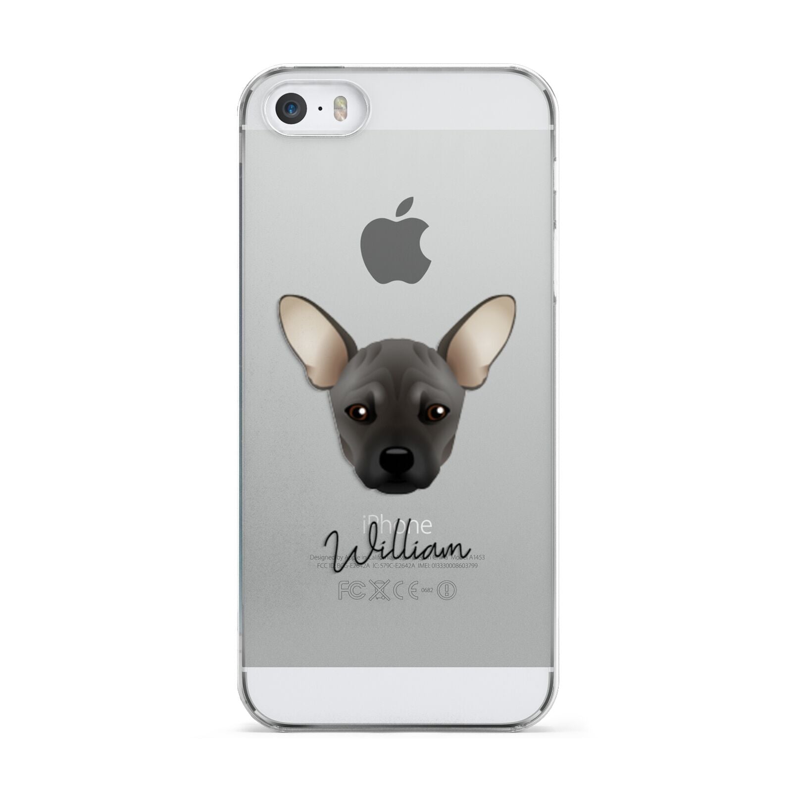 French Pin Personalised Apple iPhone 5 Case