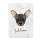 French Pin Personalised Large Fleece Blanket