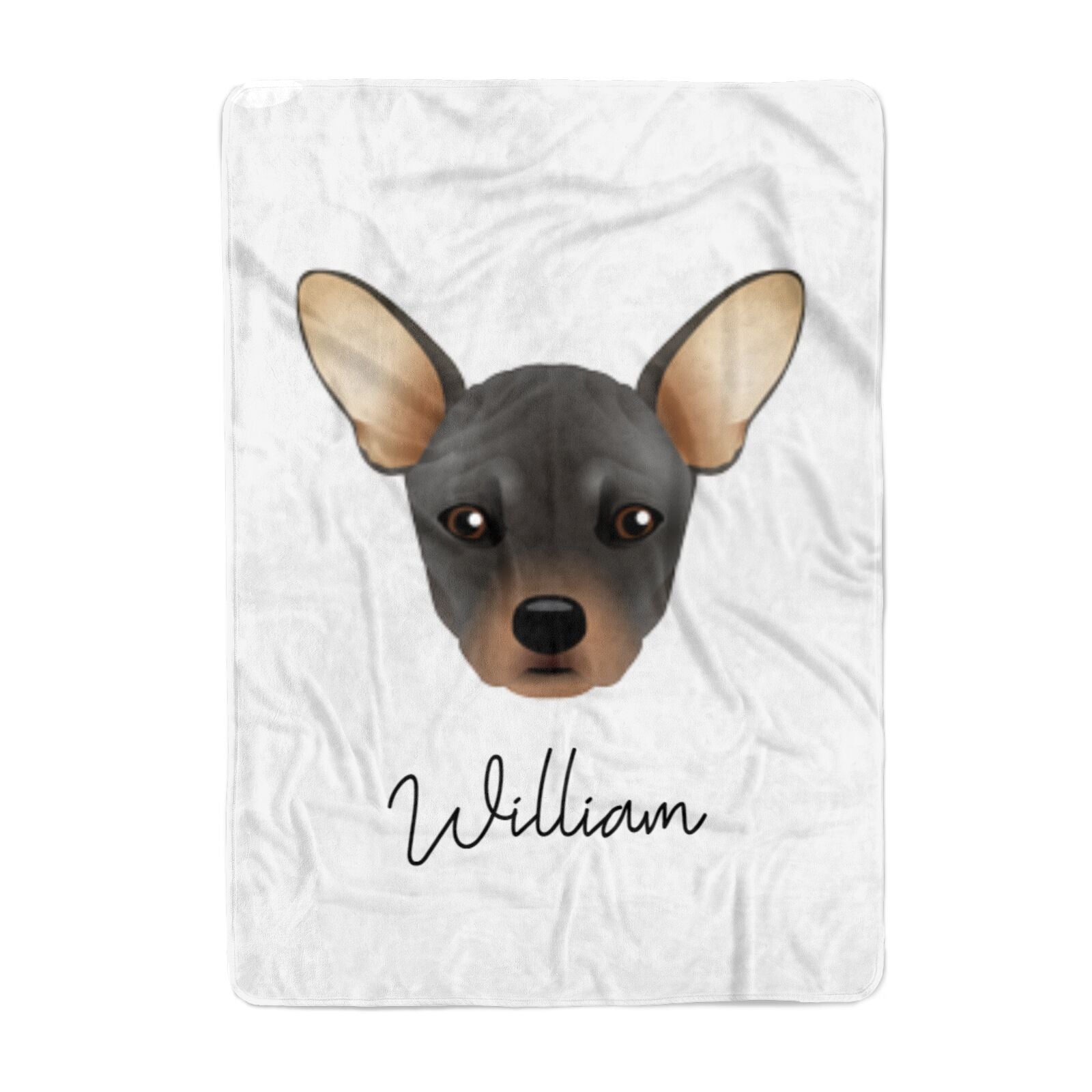 French Pin Personalised Large Fleece Blanket