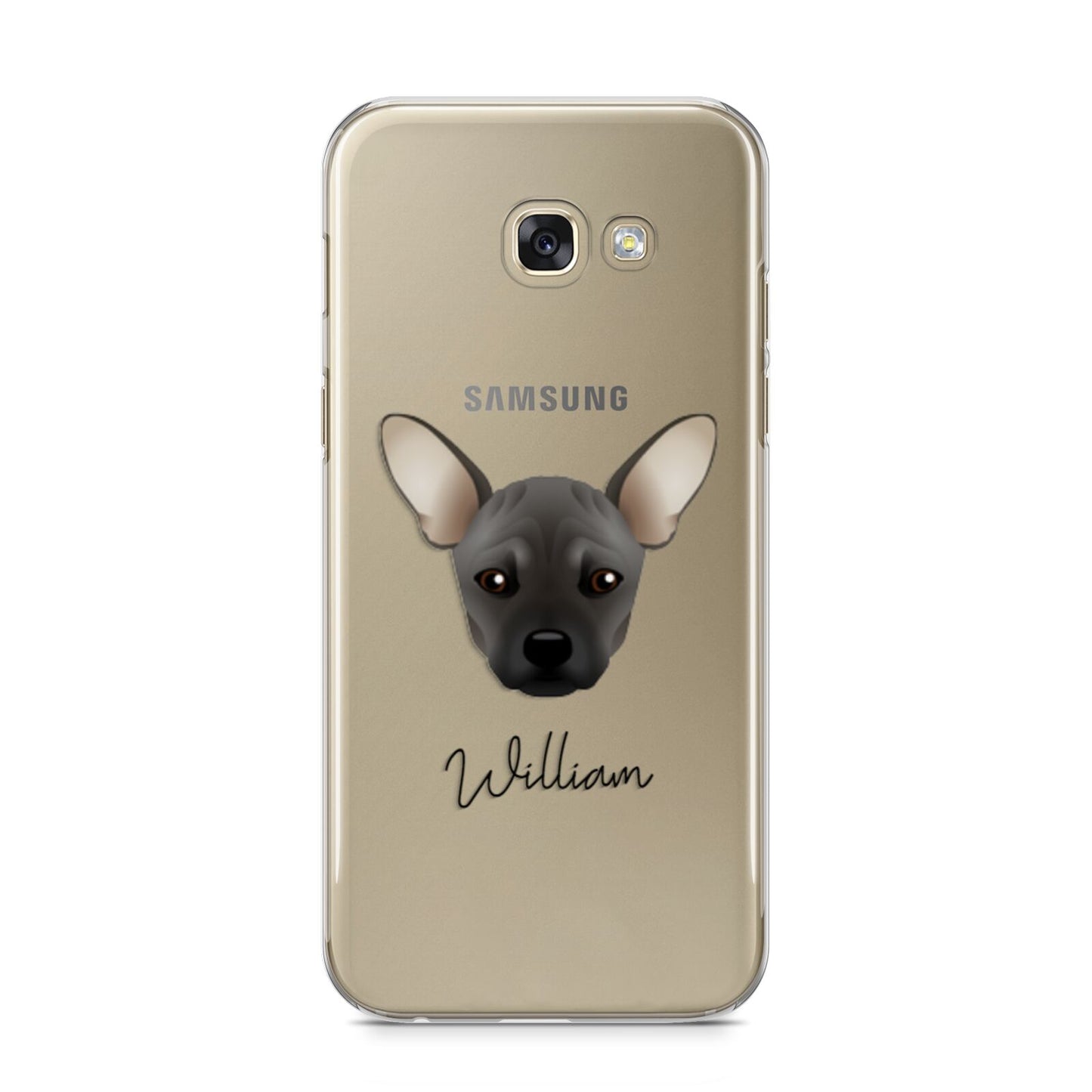 French Pin Personalised Samsung Galaxy A5 2017 Case on gold phone
