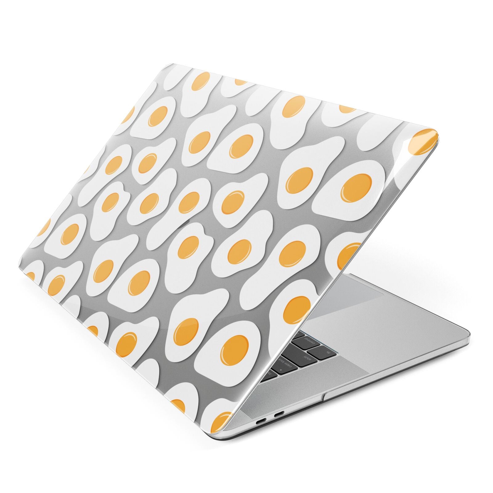 Fried Egg Apple MacBook Case Side View