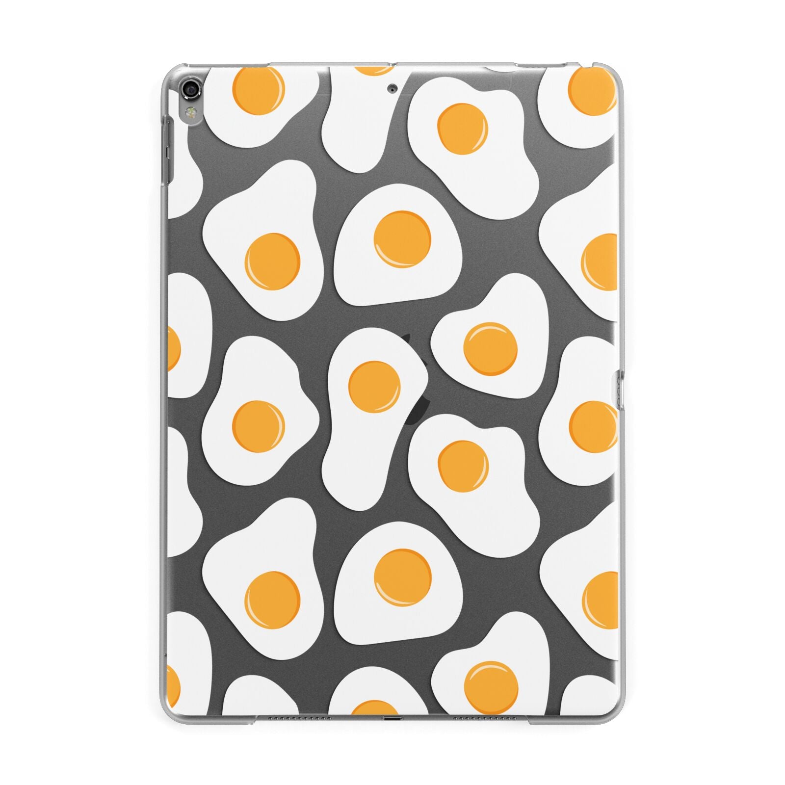 Fried Egg Apple iPad Grey Case