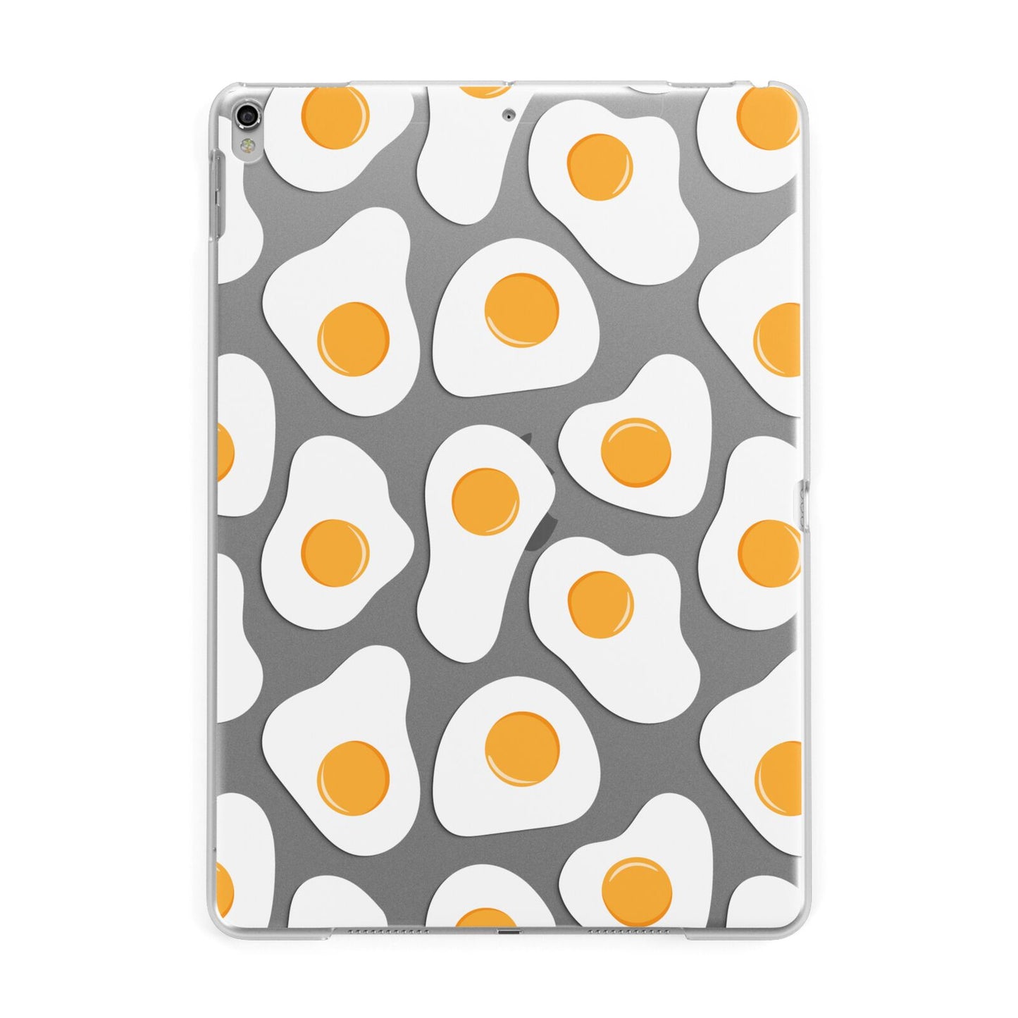 Fried Egg Apple iPad Silver Case