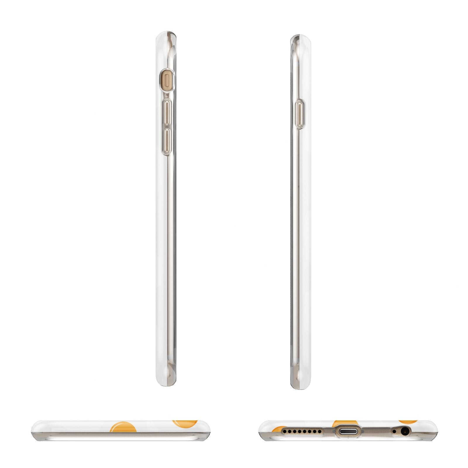 Fried Egg Apple iPhone 6 Plus 3D Wrap Tough Case Alternative Image Angles