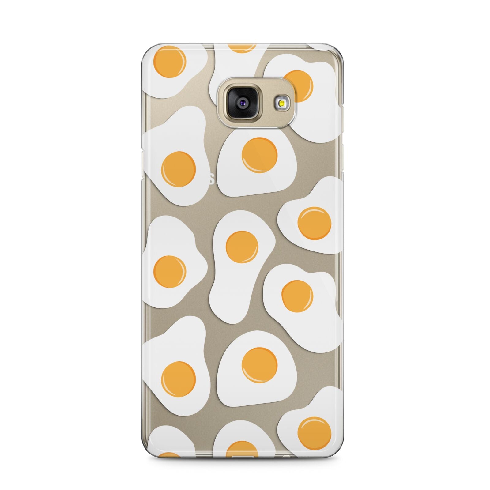 Fried Egg Samsung Galaxy A5 2016 Case on gold phone