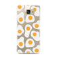 Fried Egg Samsung Galaxy A7 2016 Case on gold phone