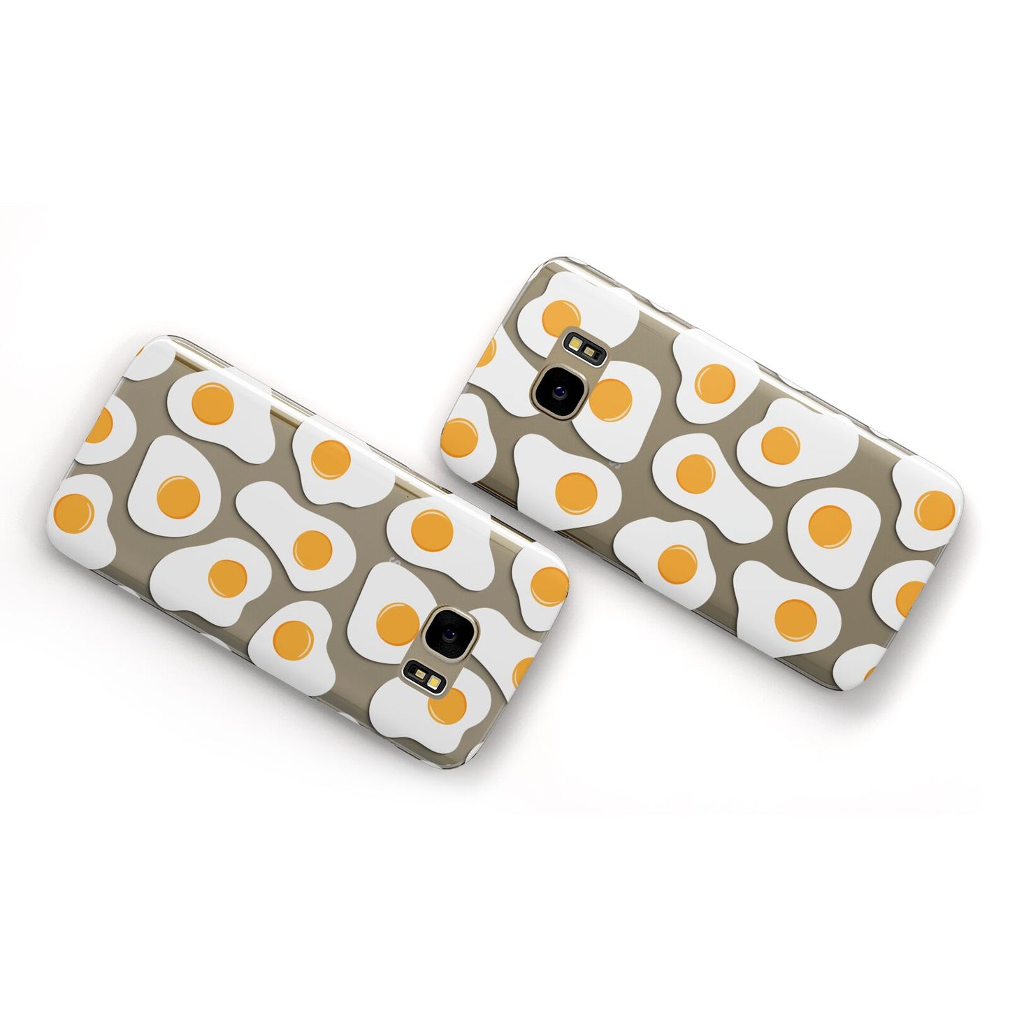 Fried Egg Samsung Galaxy Case Flat Overview