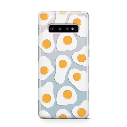 Fried Egg Samsung Galaxy S10 Case