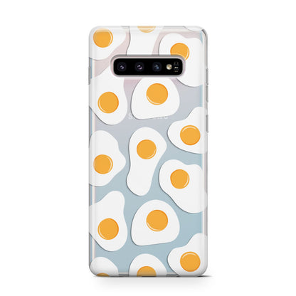 Fried Egg Samsung Galaxy S10 Case