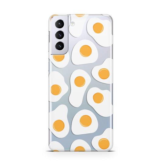 Fried Egg Samsung S21 Plus Phone Case