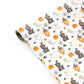 Friendly Halloween Creatures Personalised Gift Wrap