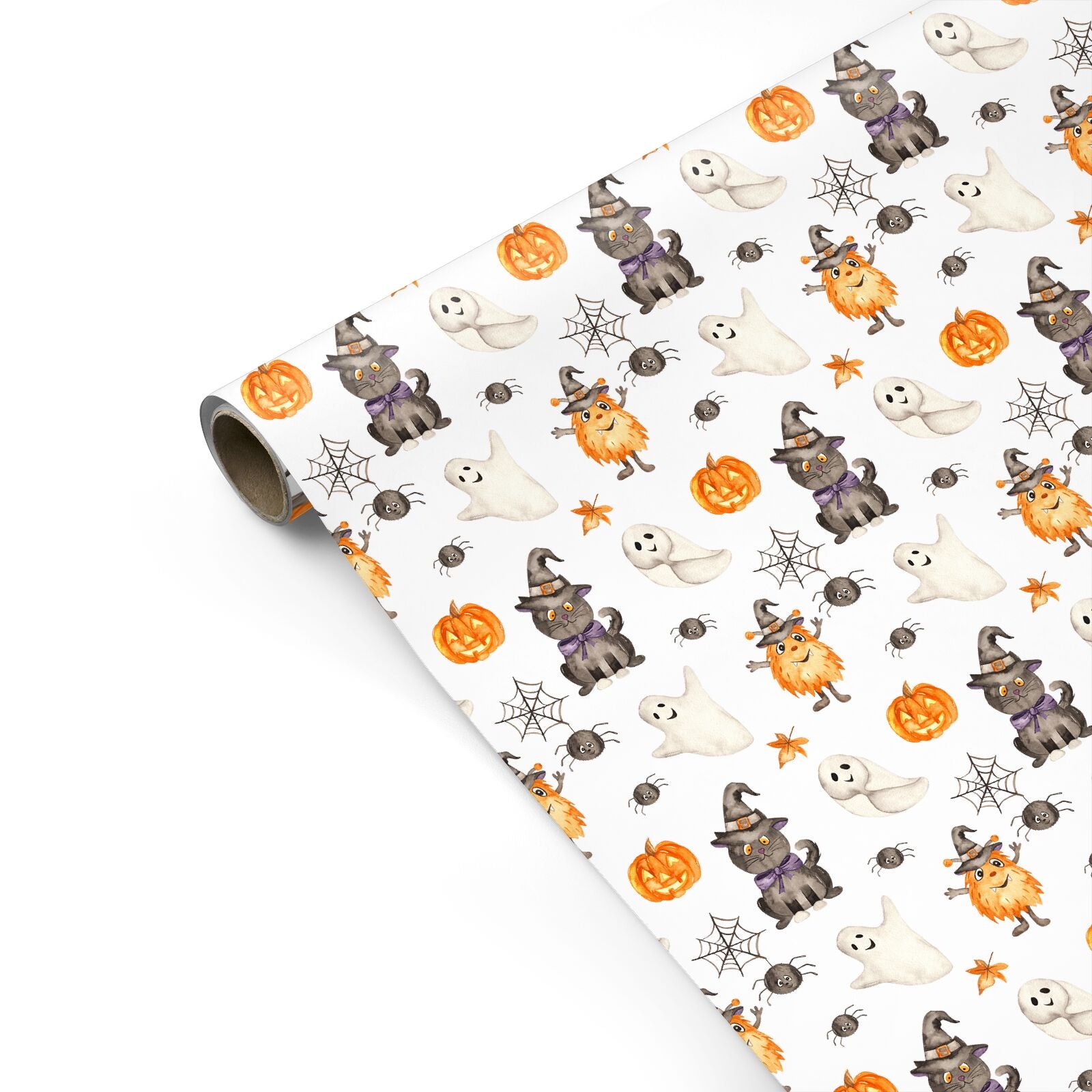 Friendly Halloween Creatures Personalised Gift Wrap