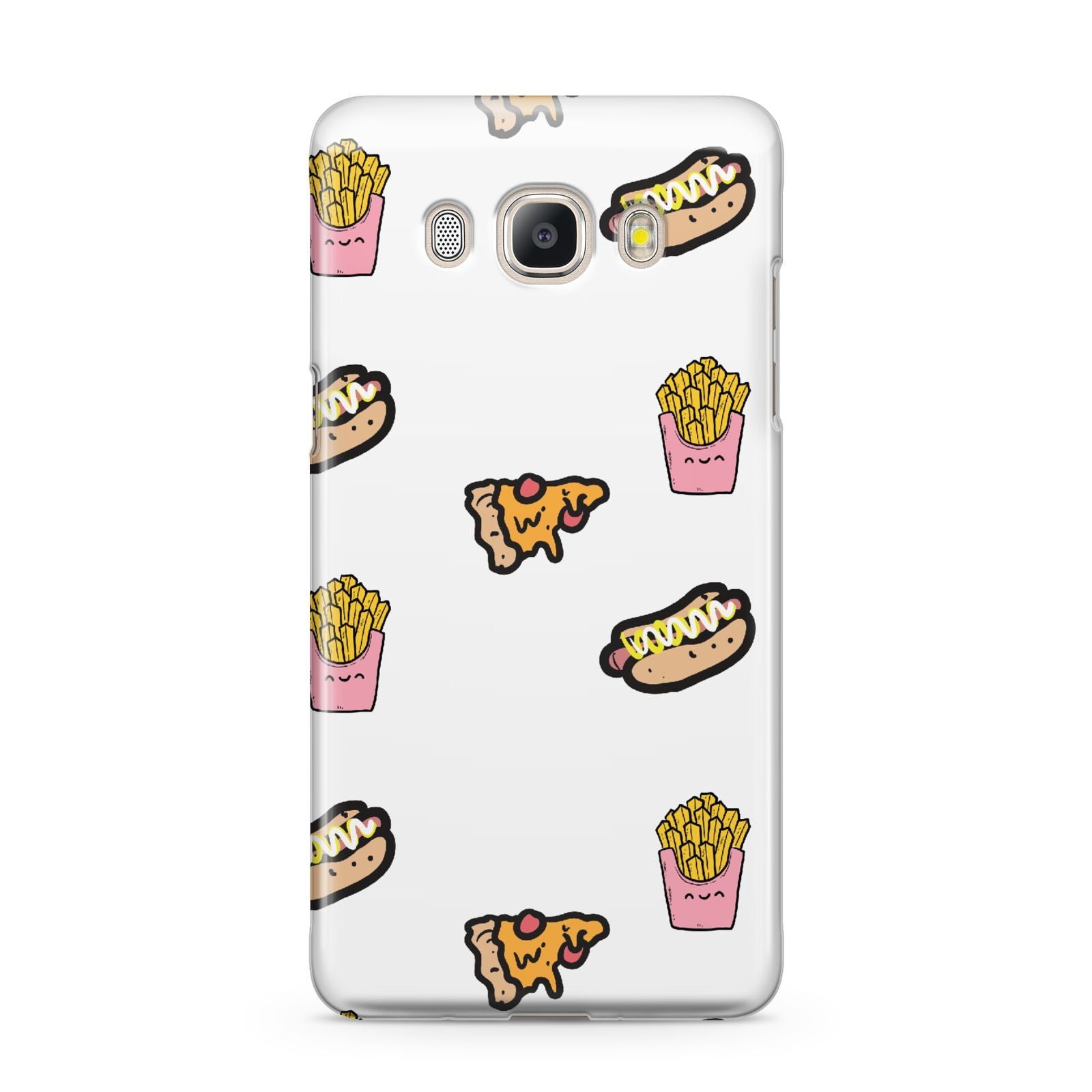 Fries Pizza Hot Dog Samsung Galaxy J5 2016 Case