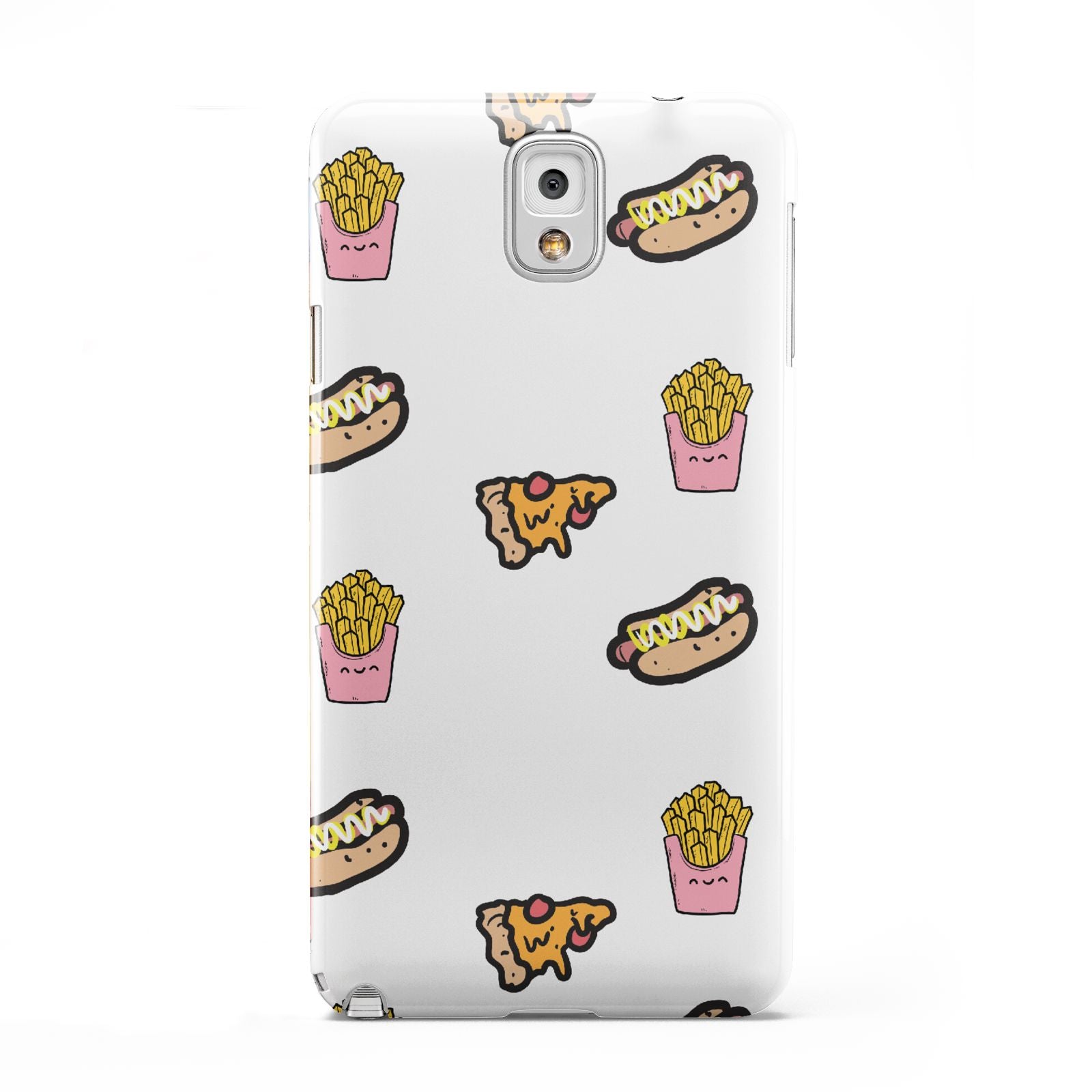 Fries Pizza Hot Dog Samsung Galaxy Note 3 Case