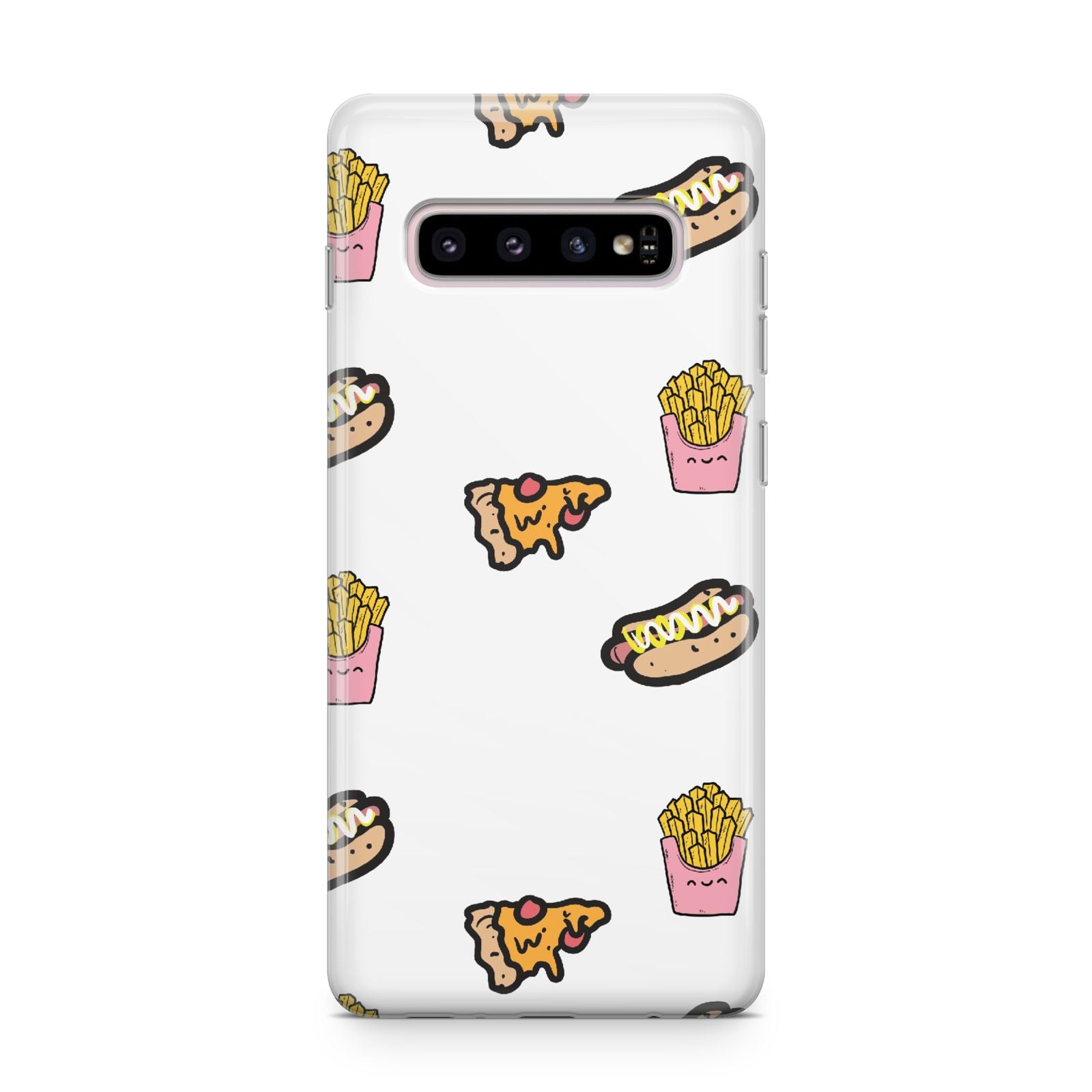 Fries Pizza Hot Dog Samsung Galaxy S10 Plus Case