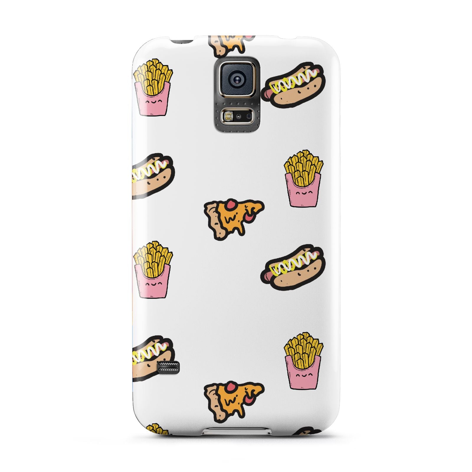 Fries Pizza Hot Dog Samsung Galaxy S5 Case
