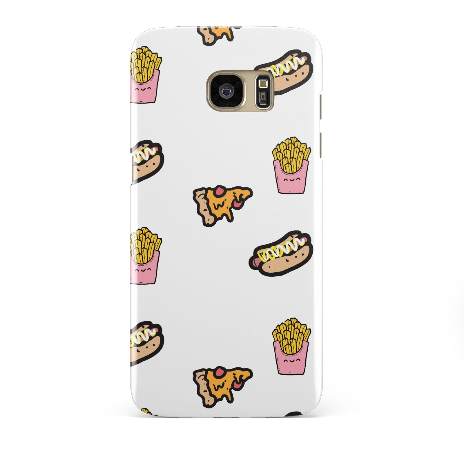 Fries Pizza Hot Dog Samsung Galaxy S7 Edge Case