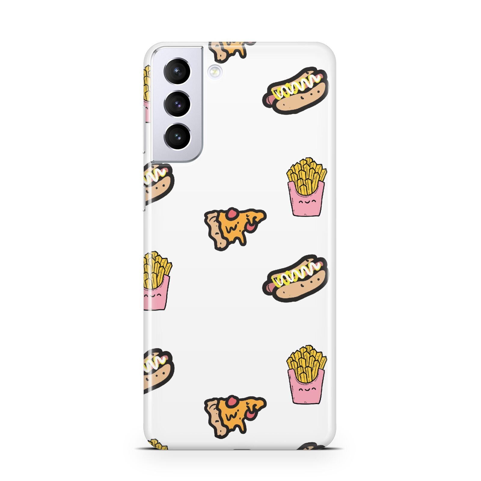 Fries Pizza Hot Dog Samsung S21 Plus Phone Case