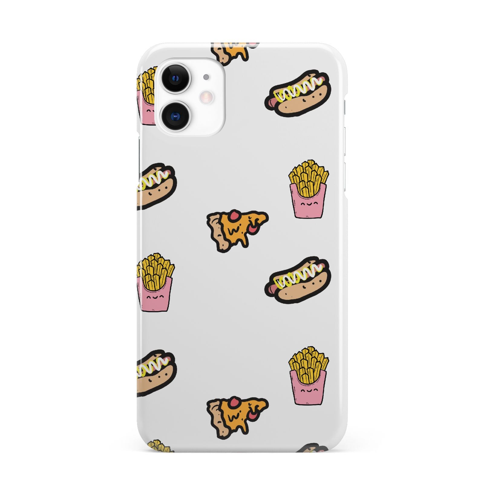 Fries Pizza Hot Dog iPhone 11 3D Snap Case