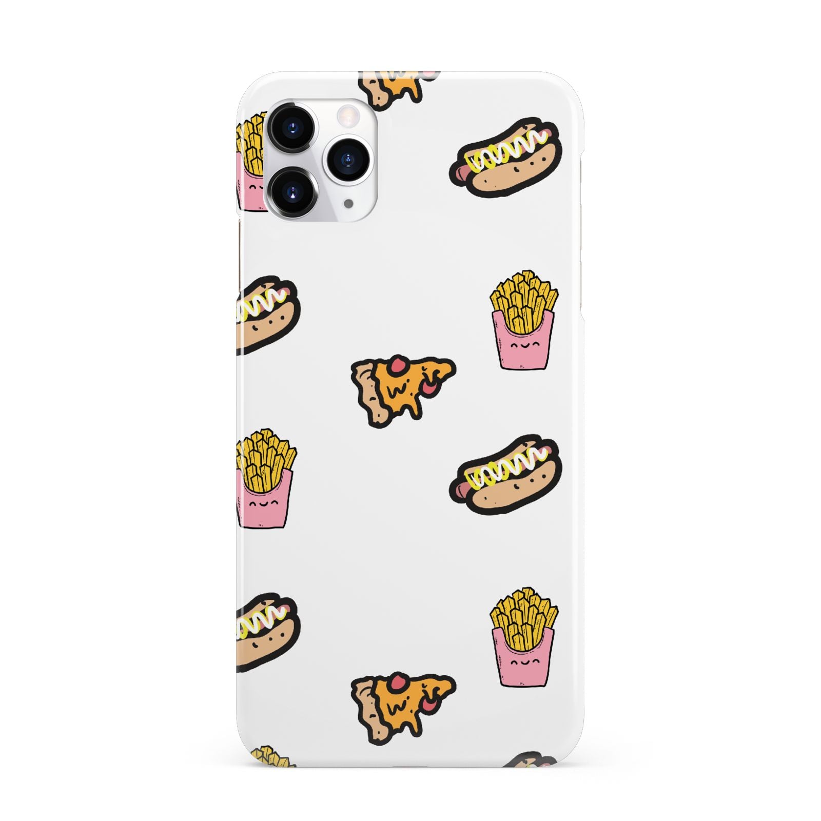 Fries Pizza Hot Dog iPhone 11 Pro Max 3D Snap Case