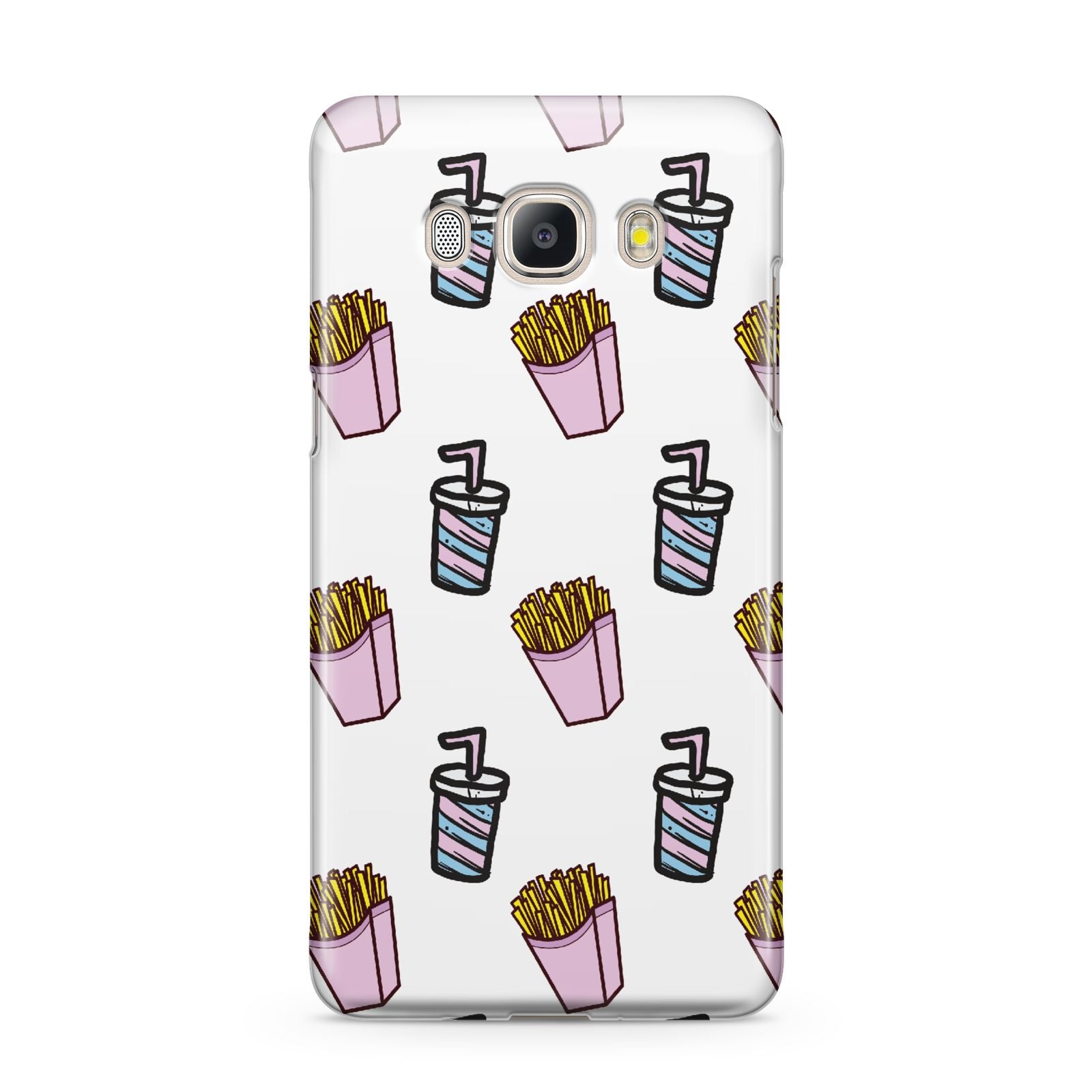 Fries Shake Fast Food Samsung Galaxy J5 2016 Case
