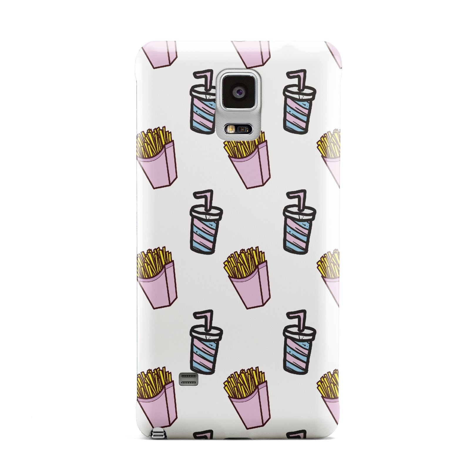 Fries Shake Fast Food Samsung Galaxy Note 4 Case