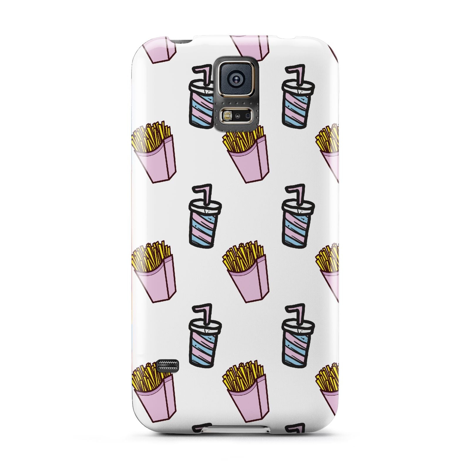 Fries Shake Fast Food Samsung Galaxy S5 Case