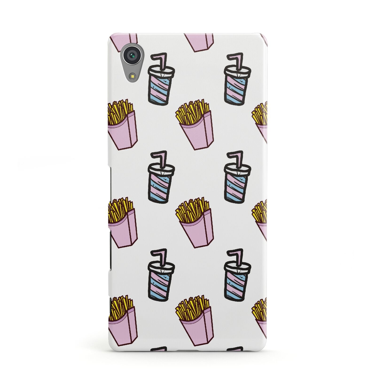 Fries Shake Fast Food Sony Xperia Case