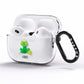 Frog Prince Custom AirPods Pro Clear Case Side Image