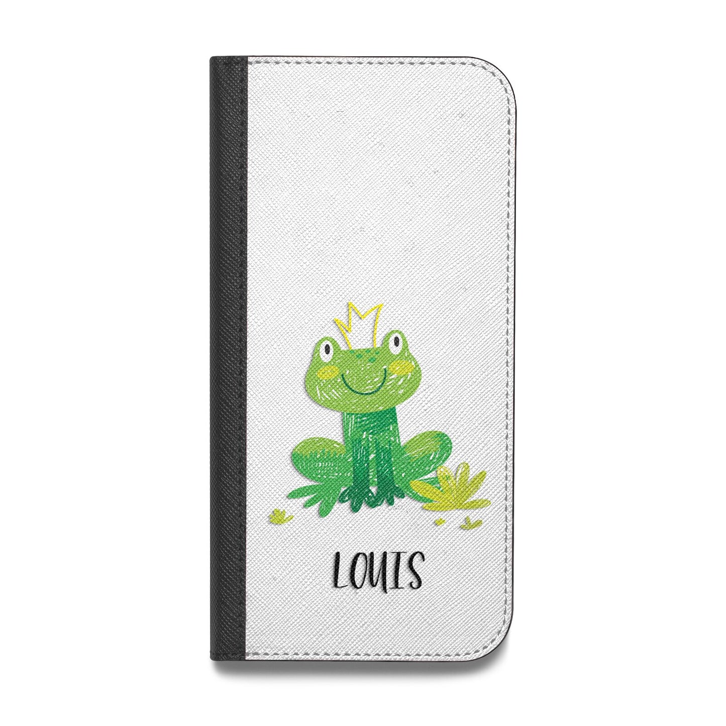 Frog Prince Custom Vegan Leather Flip Samsung Case