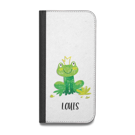 Frog Prince Custom Vegan Leather Flip Samsung Case