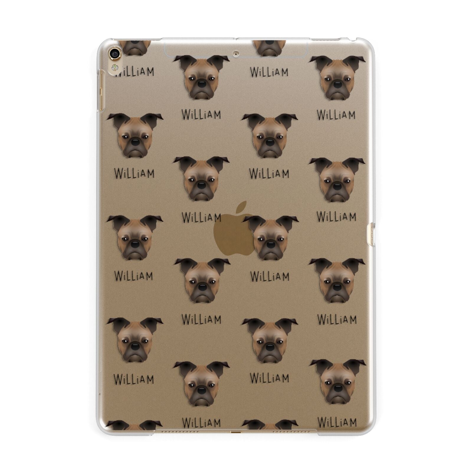 Frug Icon with Name Apple iPad Gold Case
